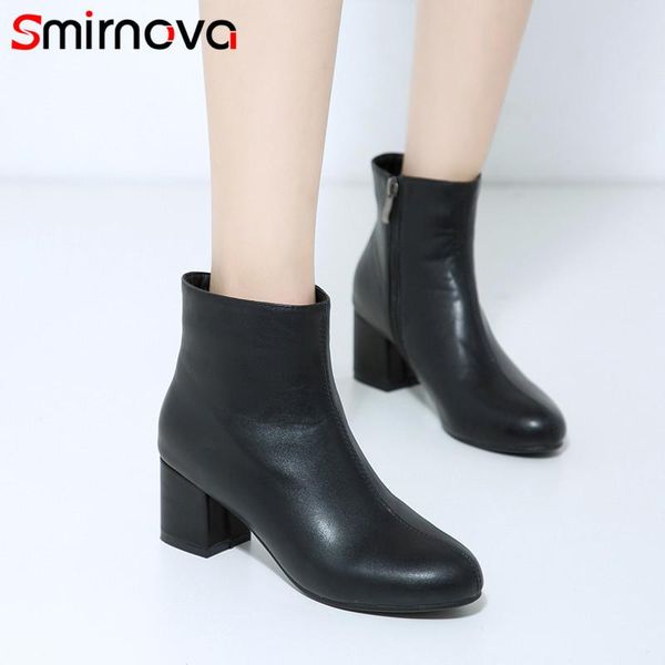 smirnova 2020 new arrival ankle boots women round toe zip high heels classic dress party shoes autumn winter short boots woman, Black
smirnova 2020 new arrival ankle boots women round toe zip high heels classic dress party shoes autumn winter short boots woman, Black