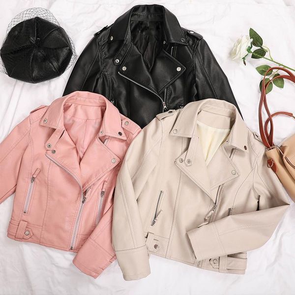 slim women faux leather jacket casual biker motorcycle jackets female punk streetwear spring autumn coat1, Black
slim women faux leather jacket casual biker motorcycle jackets female punk streetwear spring autumn coat1, Black