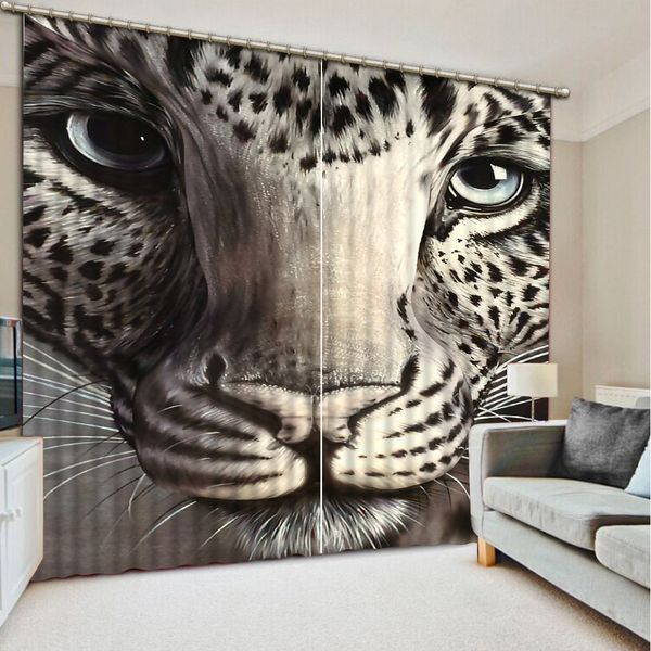 european tiger black and whit blackout curtains living room 3d kids room curtain hooks polyester
european tiger black and whit blackout curtains living room 3d kids room curtain hooks polyester