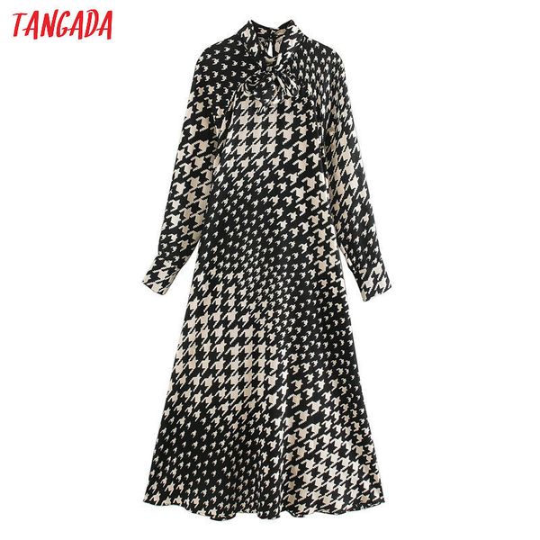 tangada fashion women classsic plaid print spring dress 2020 long sleeve ladies work midi dress vestidos lj201203, White;black
tangada fashion women classsic plaid print spring dress 2020 long sleeve ladies work midi dress vestidos lj201203, White;black