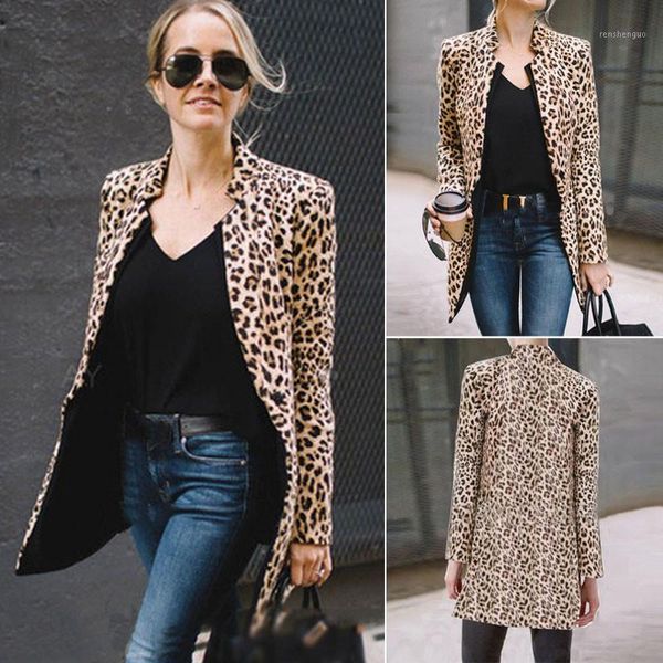 2019 spring autumn fashion women's leopard jacket sweater warm casual suit long coat1, Black;brown
2019 spring autumn fashion women's leopard jacket sweater warm casual suit long coat1, Black;brown