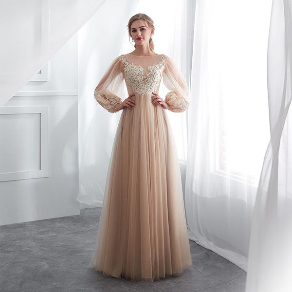 formal dresses champagne prom dress long puff sleeves venice lace full length evening dresses party gown, White;black
formal dresses champagne prom dress long puff sleeves venice lace full length evening dresses party gown, White;black