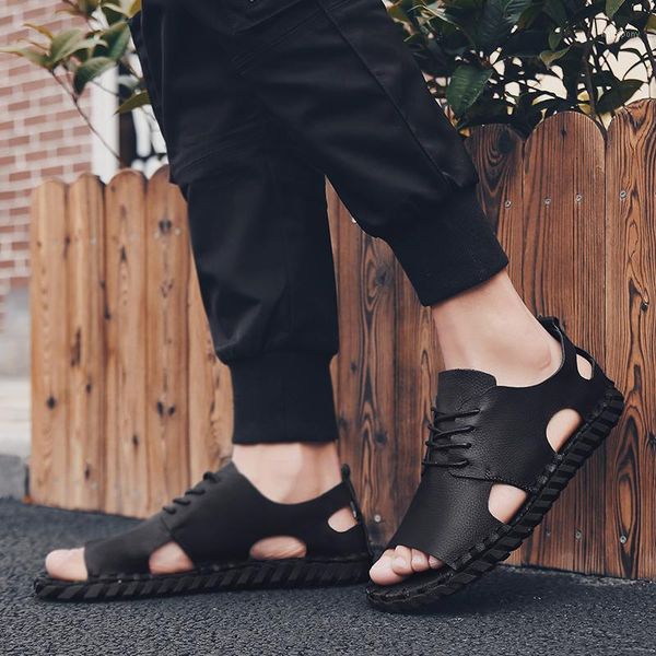 2020 summer sandals men's outdoor casual anti-slip sandals men dual purpose hollow out waterproof fashion1, Black
2020 summer sandals men's outdoor casual anti-slip sandals men dual purpose hollow out waterproof fashion1, Black