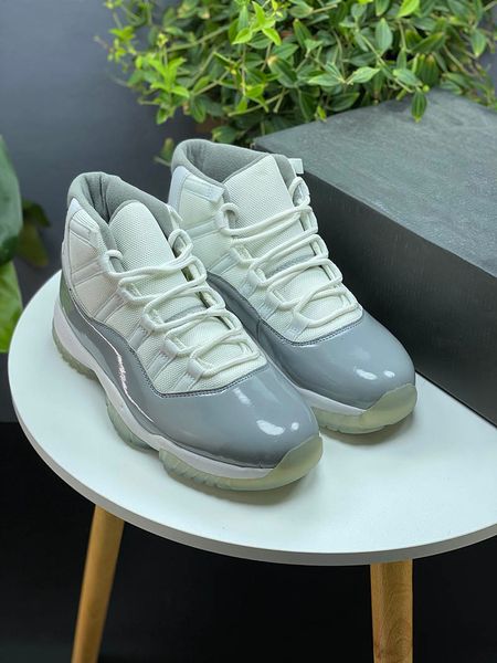 2020 new release high cut 11 cool grey men basketball shoes jumpman grey gunsmoke white sports sneaker with box, White;red
2020 new release high cut 11 cool grey men basketball shoes jumpman grey gunsmoke white sports sneaker with box, White;red
