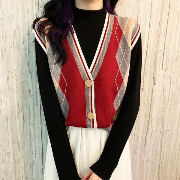 women's vests bethquenoy sleeveless cardigan vintage knit vest sweater women christmas clothes winter sueters mujer 2021 chaleco punto, Black;white
women's vests bethquenoy sleeveless cardigan vintage knit vest sweater women christmas clothes winter sueters mujer 2021 chaleco punto, Black;white