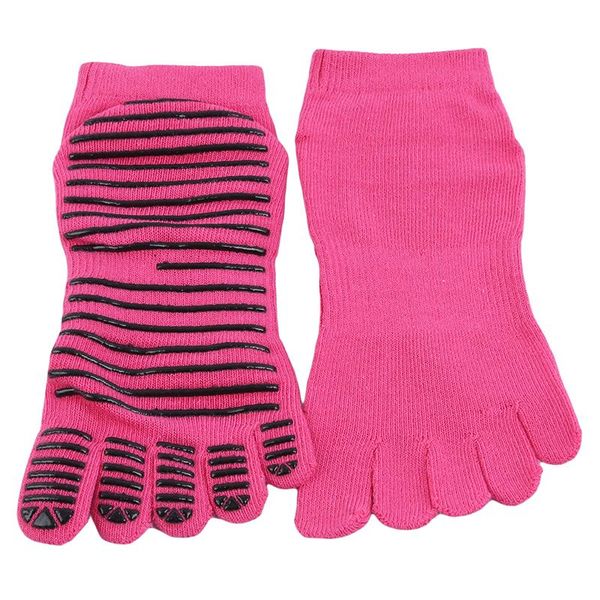 women yoga anti skid socks solid color cotton five fingers sock comfortable yoga socks quick drying sports, Black
women yoga anti skid socks solid color cotton five fingers sock comfortable yoga socks quick drying sports, Black