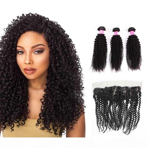 virgin brazilian afro kinky curly hair bundles with lace frontal closure remy peruvian human hair weave with frontal piece soft curl, Black
virgin brazilian afro kinky curly hair bundles with lace frontal closure remy peruvian human hair weave with frontal piece soft curl, Black
