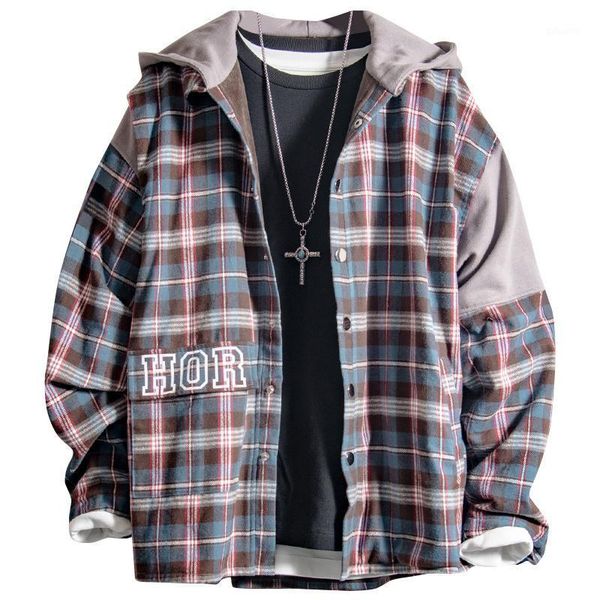 waterproof hooded plaid jacket men hip hop streetwear vintage jacket mens fashion jackets vintage hip hop clothing 2020 ii50nsjk1, Black;brown
waterproof hooded plaid jacket men hip hop streetwear vintage jacket mens fashion jackets vintage hip hop clothing 2020 ii50nsjk1, Black;brown