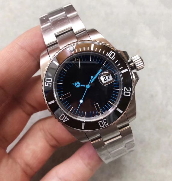 new automatic auto date mens watches blue hands and markers amazing ceramic bezel watch sapphire wristwatches, Slivery;brown
new automatic auto date mens watches blue hands and markers amazing ceramic bezel watch sapphire wristwatches, Slivery;brown