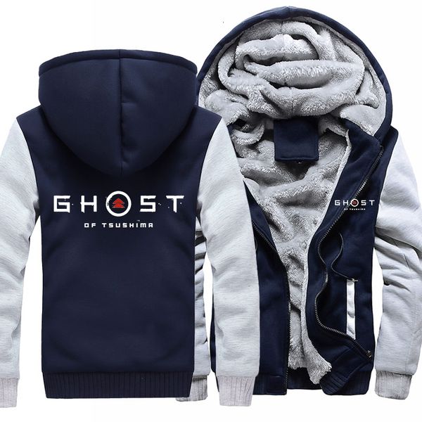2021 us size men hoodies for new game ghost of tsushima coat hoodie winter warm thicken jacket sweatshirts 0gp1, Black
2021 us size men hoodies for new game ghost of tsushima coat hoodie winter warm thicken jacket sweatshirts 0gp1, Black
