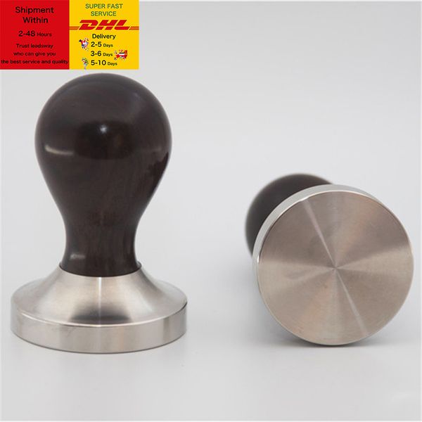 coffee tamper ebony handle espresso powder flat press hammer 304 stainless steel coffee barista tools coffeeware dhl shipping
coffee tamper ebony handle espresso powder flat press hammer 304 stainless steel coffee barista tools coffeeware dhl shipping
