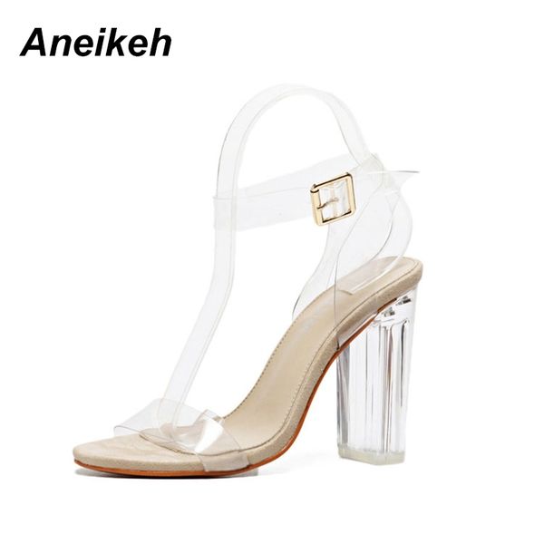 aneikeh plus size 41 42 transparent pvc high heels shoes woman star style ankle strap gladiator sandals women shoe y200326, Black
aneikeh plus size 41 42 transparent pvc high heels shoes woman star style ankle strap gladiator sandals women shoe y200326, Black