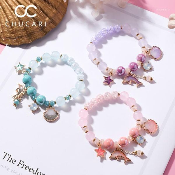 chucari trendy fashion romantic charm bracelet dolphin shell star pendant bling crystal beads fit pan bracelets jewelry women1, Golden;silver
chucari trendy fashion romantic charm bracelet dolphin shell star pendant bling crystal beads fit pan bracelets jewelry women1, Golden;silver
