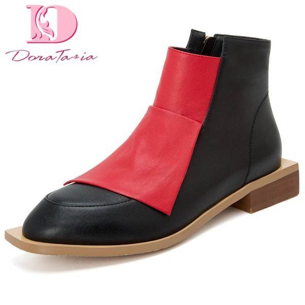 doratasia 2020 brand designer ins genuine leather fashion woman shoes boots women patchwork ankle boots female, Black
doratasia 2020 brand designer ins genuine leather fashion woman shoes boots women patchwork ankle boots female, Black