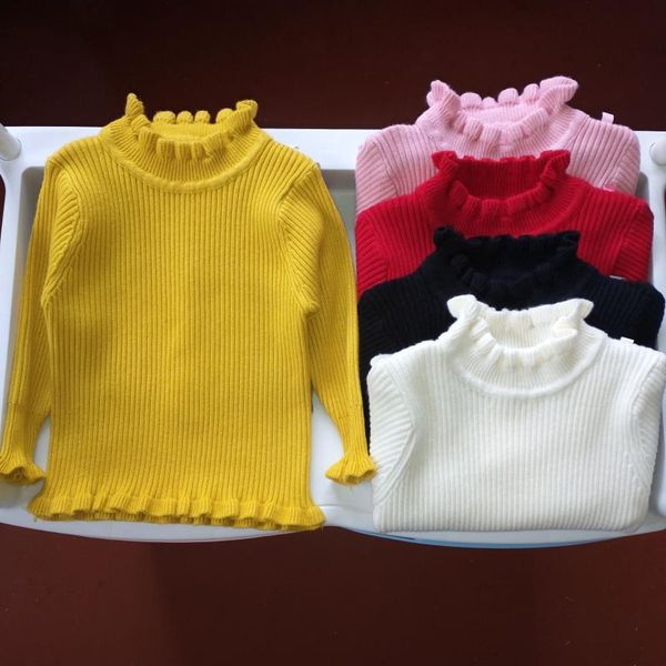 pullover sweater girl children's ruffle warm knitwear baby bottom clothes 0-6y teen boy close fitting wearing, Blue
pullover sweater girl children's ruffle warm knitwear baby bottom clothes 0-6y teen boy close fitting wearing, Blue