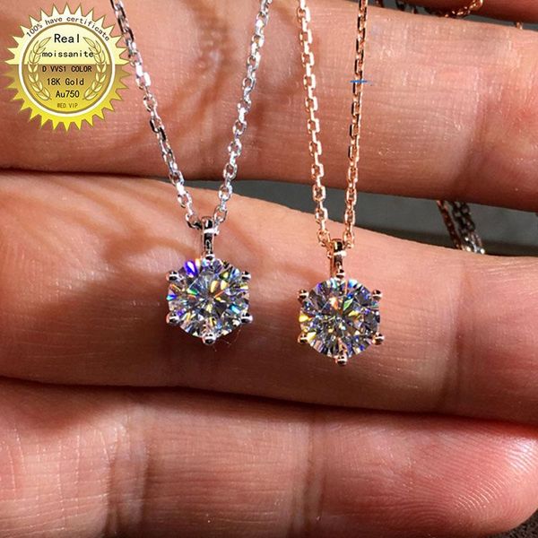chains solid au750 18k gold necklace 2ct moissanite diamond dvvs color with national certificate 005, Silver
chains solid au750 18k gold necklace 2ct moissanite diamond dvvs color with national certificate 005, Silver