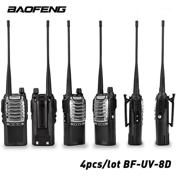4pcs/lot baofeng uv-8d walkie talkie 8w 128 channels km uhf 400-480mhz portable radio two-way single band interphone hand
4pcs/lot baofeng uv-8d walkie talkie 8w 128 channels km uhf 400-480mhz portable radio two-way single band interphone hand