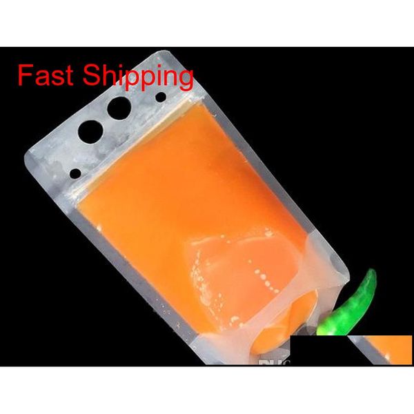 17oz 500ml clear drink pouches bags frosted zipper stand-up plastic drinking bag with straw with holder reclos qylkod mj_bag
17oz 500ml clear drink pouches bags frosted zipper stand-up plastic drinking bag with straw with holder reclos qylkod mj_bag