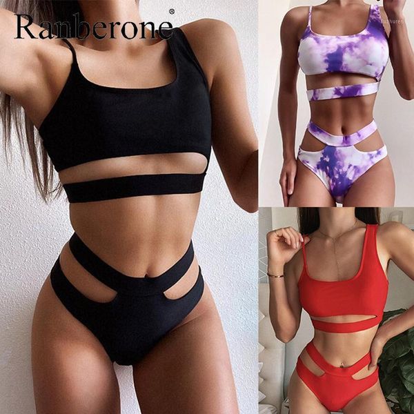 ranberone bikini set women swimwear hollow out swimming bathing suits 2 piece summer bikinis sets beachwear1, White;black
ranberone bikini set women swimwear hollow out swimming bathing suits 2 piece summer bikinis sets beachwear1, White;black