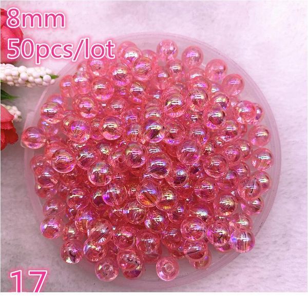 50pcs/lot 8mm shiny ab round loose acrylic spacer beads charms diy jewelry makeing produc qylbvn
50pcs/lot 8mm shiny ab round loose acrylic spacer beads charms diy jewelry makeing produc qylbvn