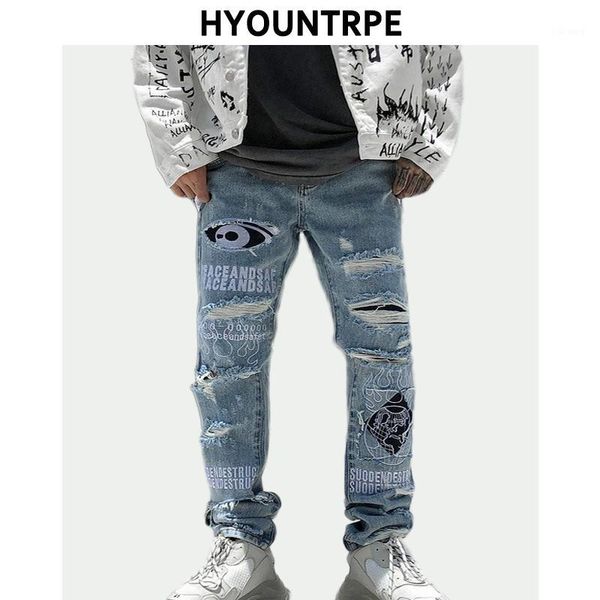men's jeans fashion mens with letter embroidery hip hop destroyed ripped slim biker jean pants jogger men skinny pants1, Blue
men's jeans fashion mens with letter embroidery hip hop destroyed ripped slim biker jean pants jogger men skinny pants1, Blue