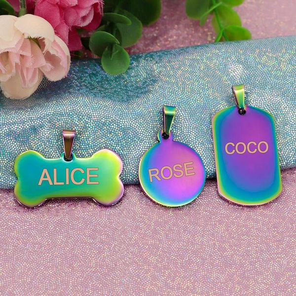 stainless steel dog cat id tags custom bone round military id tag engraved anti-lost tags personalized pet collar acc bbyjyq
stainless steel dog cat id tags custom bone round military id tag engraved anti-lost tags personalized pet collar acc bbyjyq