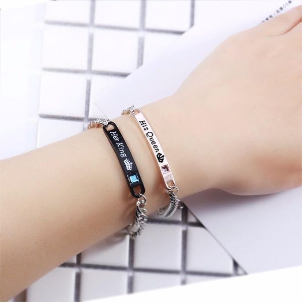 charm bracelets trendy bracelet love heart crown pink blue crystal lettering her beast his beauty king queen bbf lovers bangle, Golden;silver
charm bracelets trendy bracelet love heart crown pink blue crystal lettering her beast his beauty king queen bbf lovers bangle, Golden;silver