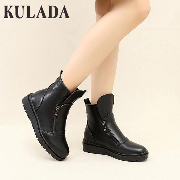 boots kulada autumn fashion women pu leather waterproof platform handmade vintage flat ankle botines shoes woman winter botas1, Black
boots kulada autumn fashion women pu leather waterproof platform handmade vintage flat ankle botines shoes woman winter botas1, Black