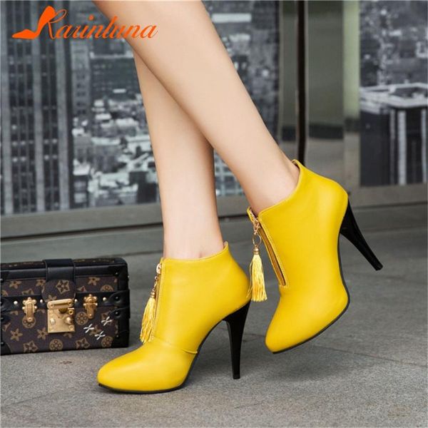 karin plus size 30-50 female office fashion boots pointed toe spike high heels zip fringe women boots ankle women shoes, Black
karin plus size 30-50 female office fashion boots pointed toe spike high heels zip fringe women boots ankle women shoes, Black