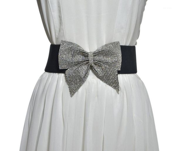 women's runway fashion diamonds bow elastic cummerbunds female vintage dress corsets waistband belts decoration wide belt r14351, Black;brown
women's runway fashion diamonds bow elastic cummerbunds female vintage dress corsets waistband belts decoration wide belt r14351, Black;brown