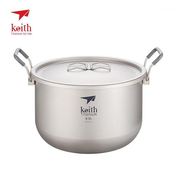 camp kitchen keith titanium 4-5 person 6l large camping pot folding cooking utensils outdoor hiking hunting picnic cookware ti83011
camp kitchen keith titanium 4-5 person 6l large camping pot folding cooking utensils outdoor hiking hunting picnic cookware ti83011