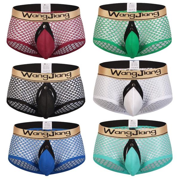 men's boxer briefs big mesh transparent temptation quick dry after opening the men's briefs comfortable cotton skin-friendl, Black;white
men's boxer briefs big mesh transparent temptation quick dry after opening the men's briefs comfortable cotton skin-friendl, Black;white