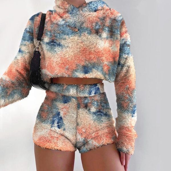 hooded sets womens outfits tie dye ensemble hiver femme crop women 2020 soft plush shorts casual leopard hoodie set, Gray
hooded sets womens outfits tie dye ensemble hiver femme crop women 2020 soft plush shorts casual leopard hoodie set, Gray