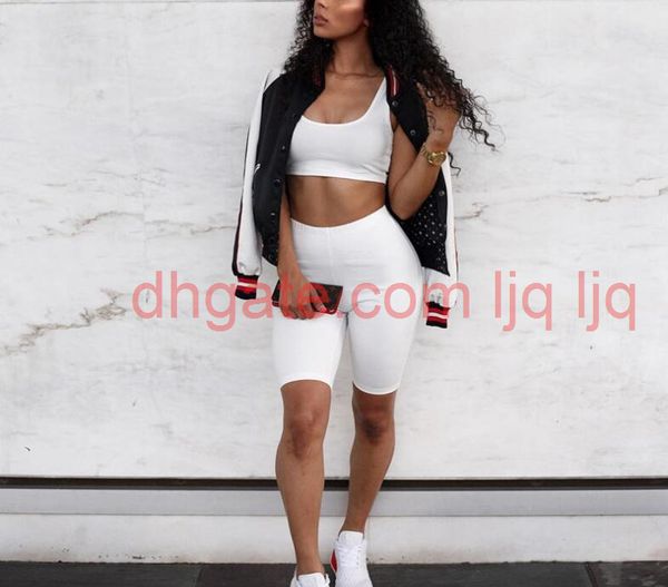 2 piece set women crop and biker shorts sweat suits club outfits two piece casual tracksuit matching sets, White
2 piece set women crop and biker shorts sweat suits club outfits two piece casual tracksuit matching sets, White