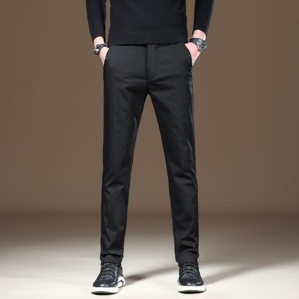 men's pants 2021 spring semi elastic trend casual versatile korean loose straight trousers fashion simple slim long, Black
men's pants 2021 spring semi elastic trend casual versatile korean loose straight trousers fashion simple slim long, Black