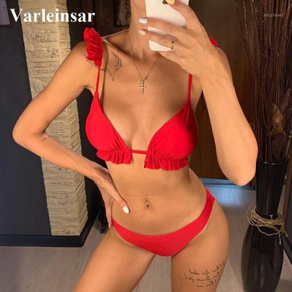 2020 ruffled frilled bikini female swimsuit women swimwear two-pieces bikini set mid waist bather bathing suit swim lady v23581, White;black
2020 ruffled frilled bikini female swimsuit women swimwear two-pieces bikini set mid waist bather bathing suit swim lady v23581, White;black