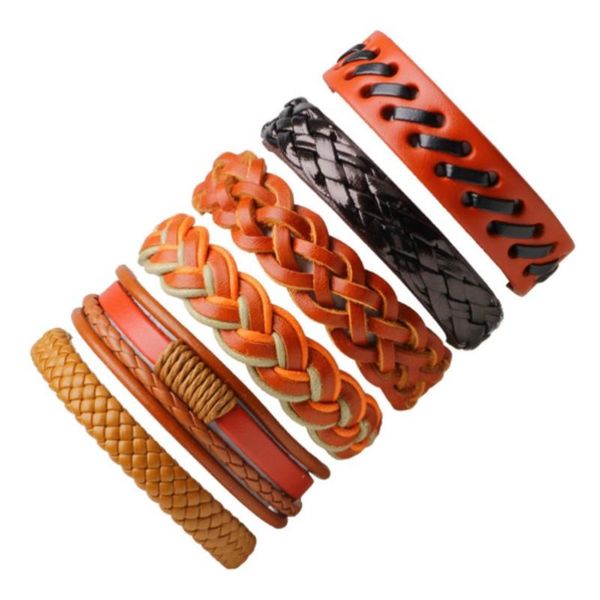 mkendn 6pcs/set leather bracelet multilayer punk skull star charm wrap hand bracelets vintage bracelets & bangles men jewelry wmtogb xhlove
mkendn 6pcs/set leather bracelet multilayer punk skull star charm wrap hand bracelets vintage bracelets & bangles men jewelry wmtogb xhlove