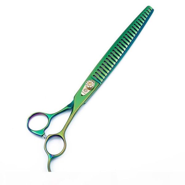 9.0 inches professional japanese 440c dog chunker shears pet grooming thinning scissors blue with adjustment screw by moontay
9.0 inches professional japanese 440c dog chunker shears pet grooming thinning scissors blue with adjustment screw by moontay