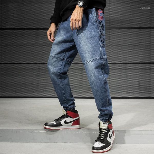 japanese fashion men jeans size 28-42 loose fit denim cargo pants harem trousers embroidery designer hip hop jeans men joggers1, Blue
japanese fashion men jeans size 28-42 loose fit denim cargo pants harem trousers embroidery designer hip hop jeans men joggers1, Blue