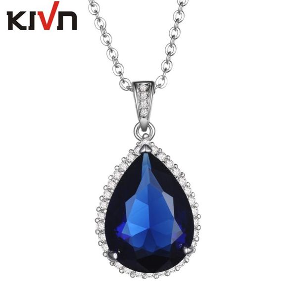 pendant necklaces kivn fashion jewelry royal blue drop cz cubic zirconia women girls wedding bridal promotion birthday gifts, Silver
pendant necklaces kivn fashion jewelry royal blue drop cz cubic zirconia women girls wedding bridal promotion birthday gifts, Silver