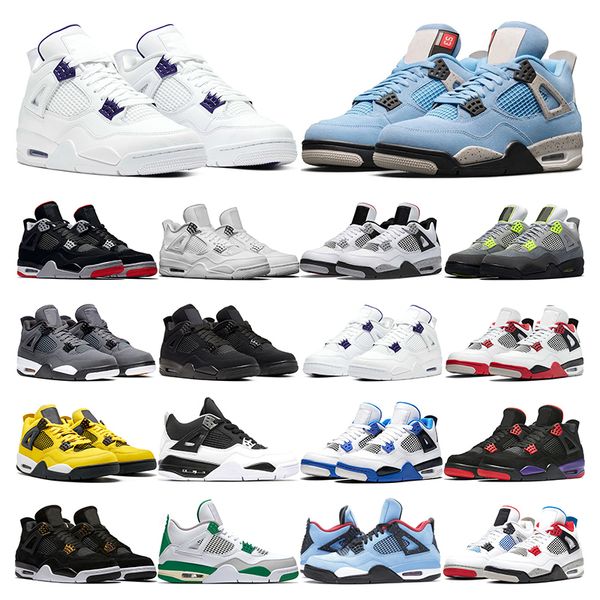 2020 mens basketball shoes 4s jumpman 4 university blue pine green fired red white cement black cat men trainer sport sneakers outdoor
2020 mens basketball shoes 4s jumpman 4 university blue pine green fired red white cement black cat men trainer sport sneakers outdoor