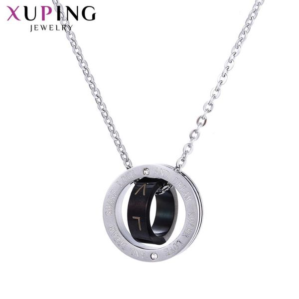 pendant necklaces 11.11 deals xuping circles stainless steel jewelry fashion specially party gift woman 44376, Silver
pendant necklaces 11.11 deals xuping circles stainless steel jewelry fashion specially party gift woman 44376, Silver