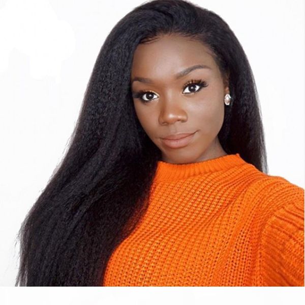 kinky straight wig peruvian lace front human hair wigs for women course yaki glueless full lace wig with baby hair, Black;brown
kinky straight wig peruvian lace front human hair wigs for women course yaki glueless full lace wig with baby hair, Black;brown