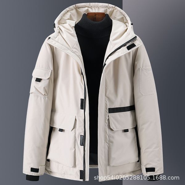 down jacket 2020 new trend handsome short tooling student light and thick winter men's coat, Black
down jacket 2020 new trend handsome short tooling student light and thick winter men's coat, Black