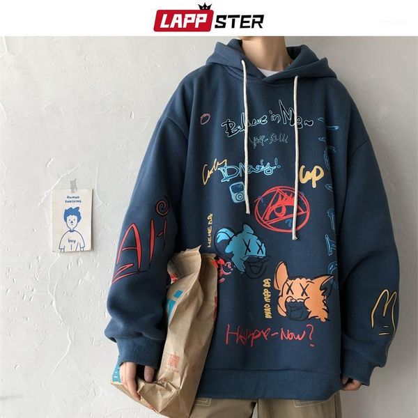 lappster men graffiti harajuku sweatshirts 2020 mens korean fashions streetwear hooded hoodie couple winter hip hop clothing1, Black
lappster men graffiti harajuku sweatshirts 2020 mens korean fashions streetwear hooded hoodie couple winter hip hop clothing1, Black