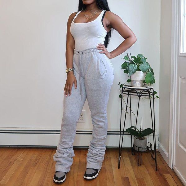 women's pants & capris women stacked sweatpants autumn fashion solid drawstring casual workout sporty wear trousers joggers outfits, Black;white
women's pants & capris women stacked sweatpants autumn fashion solid drawstring casual workout sporty wear trousers joggers outfits, Black;white