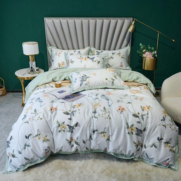 bedding sets blue flower print pastoral set 100% egyptian cotton bedclothes floral duvet cover king size hometexitle
bedding sets blue flower print pastoral set 100% egyptian cotton bedclothes floral duvet cover king size hometexitle