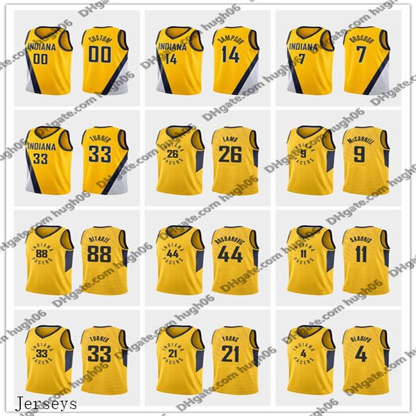 мужчины pacers индиана 4 oladipo 33 turner 11 sabonis 88 bitadze баскетбол джьи виктор милс доманас гога заявление джерси, Black
мужчины pacers индиана 4 oladipo 33 turner 11 sabonis 88 bitadze баскетбол джьи виктор милс доманас гога заявление джерси, Black