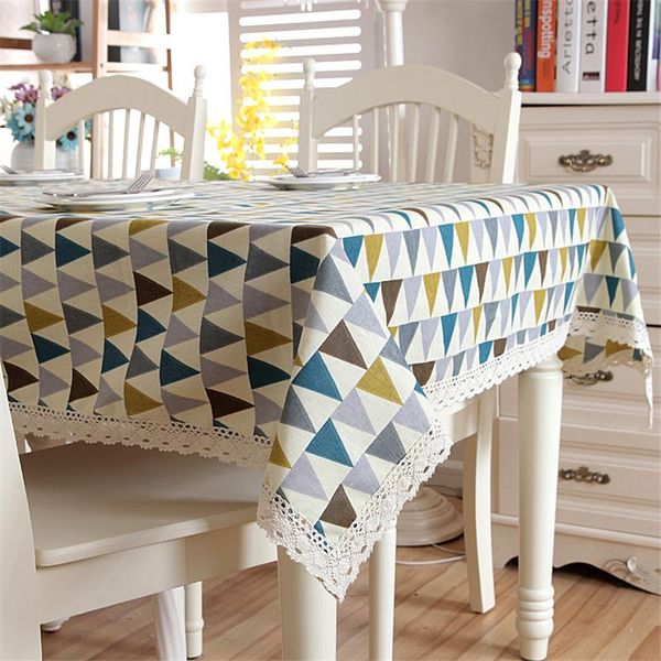 table cloth cotton linen modern minimalist geometric green and yellow triangle lace tablecloth
table cloth cotton linen modern minimalist geometric green and yellow triangle lace tablecloth