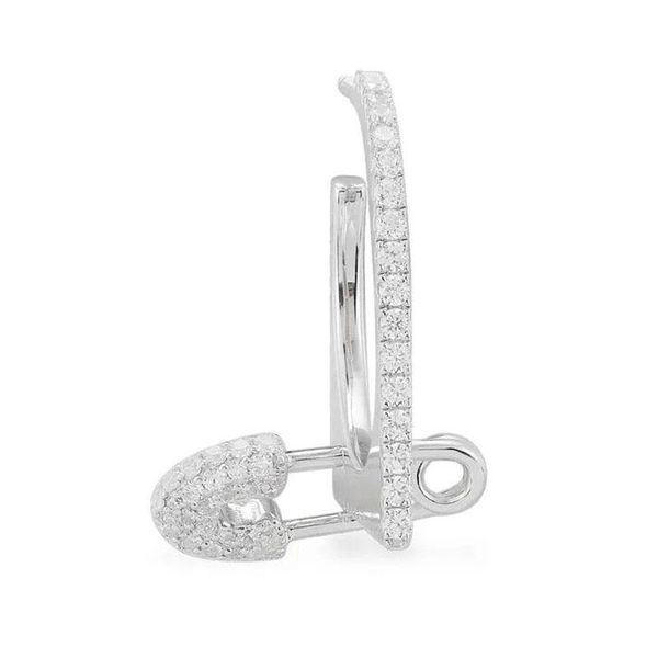 sljely fashion real 925 sterling silver mono white safety pin earring pave zirconia 1pc for women fine jewelry
sljely fashion real 925 sterling silver mono white safety pin earring pave zirconia 1pc for women fine jewelry